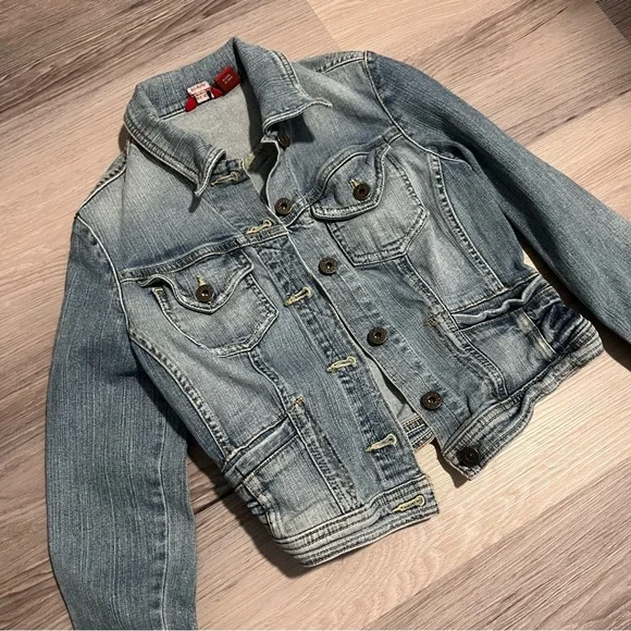 Guess Blue Denim Jacket - Picture 1 of 11